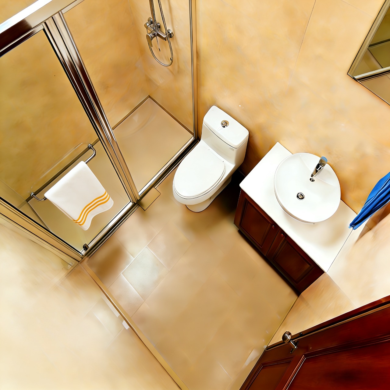 Hotel bathroom pod project
