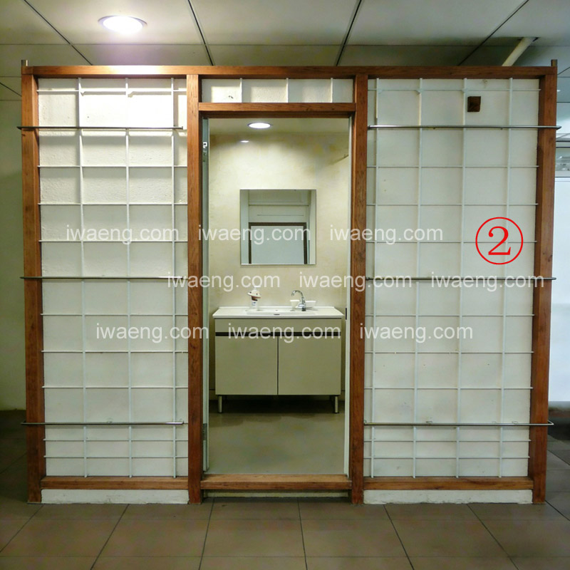 Bathroom pod exterior wall panel installation step 02