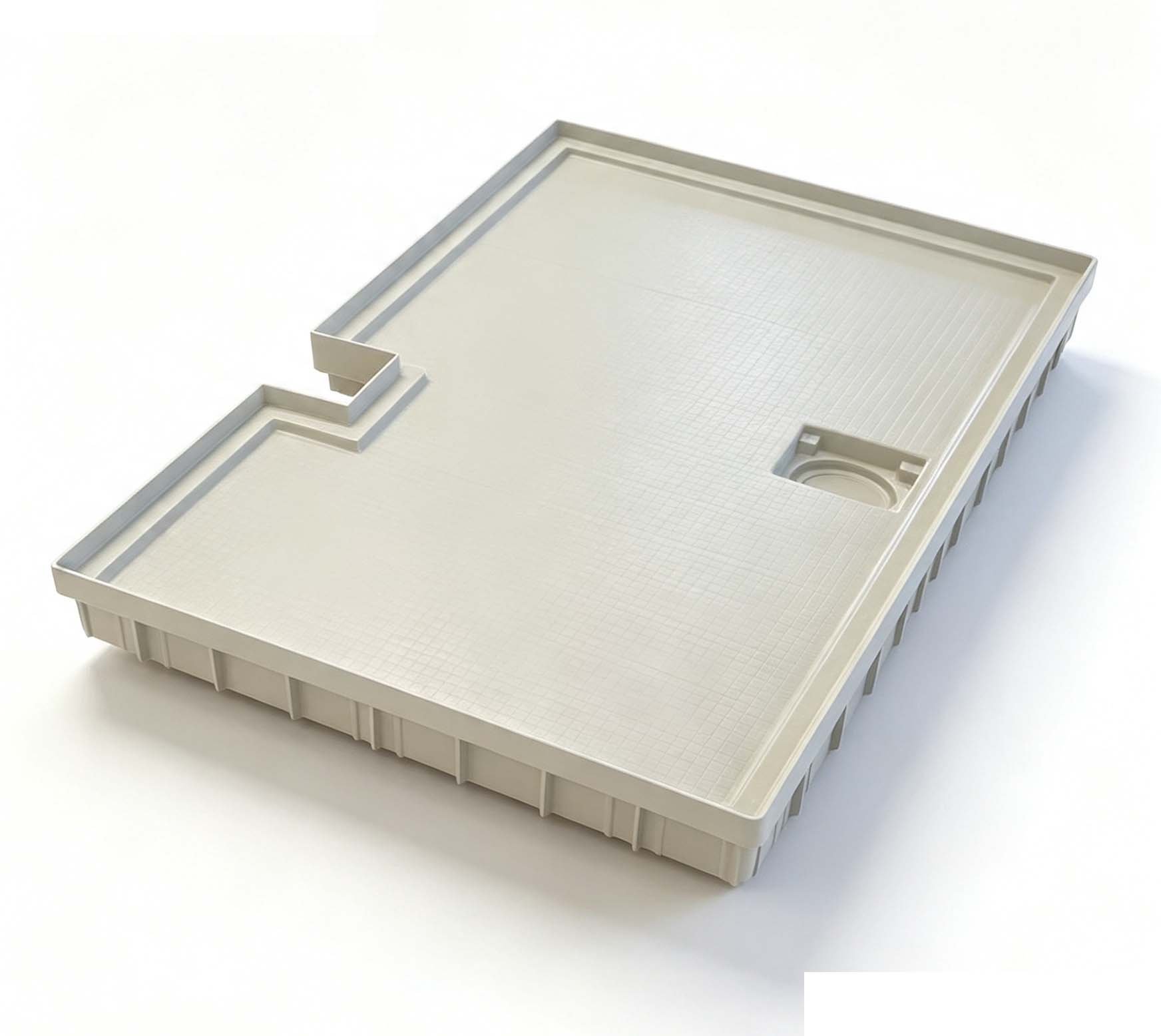 Custom SMC bathroom chassis for special bathroom shapes