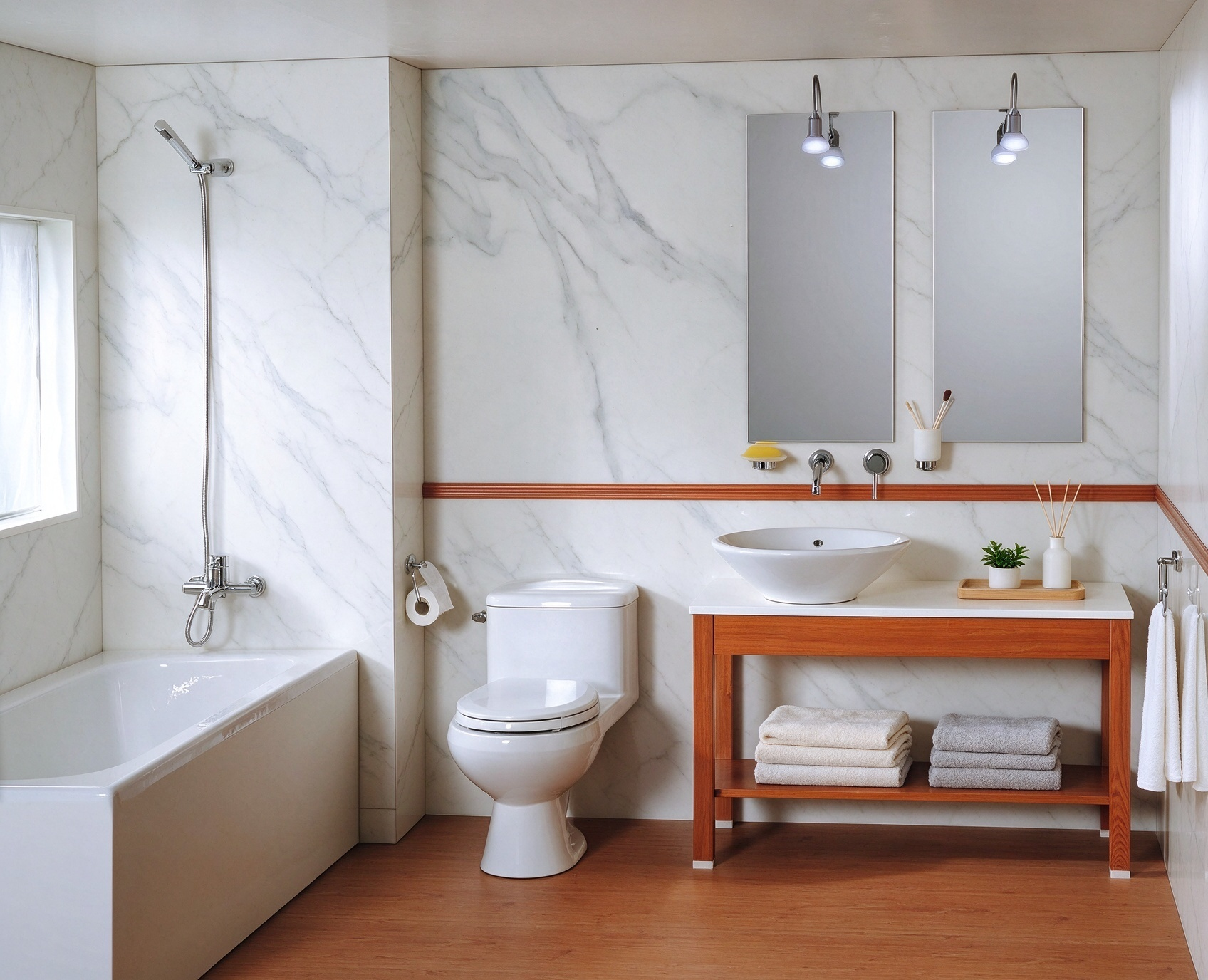 Prefabricated bathroom units for hotels