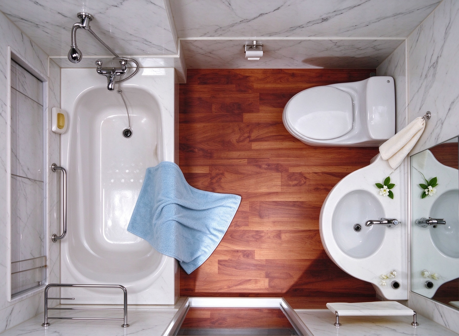Custom SMC bathroom pod by IWAENG